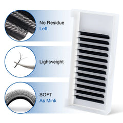 3D YY Shape Eyelashes Extension Natural Soft Clover Eyelash