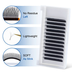 Four Leaf Clover 4D Eyelash Extensions W Shape Lash